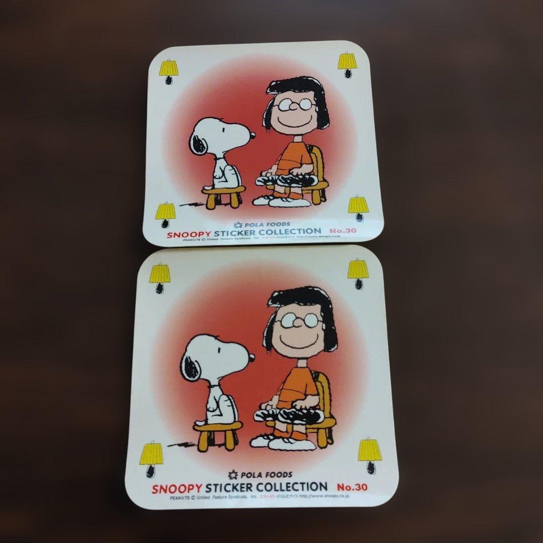 スヌーピー　POLA FOODS　ステッカー