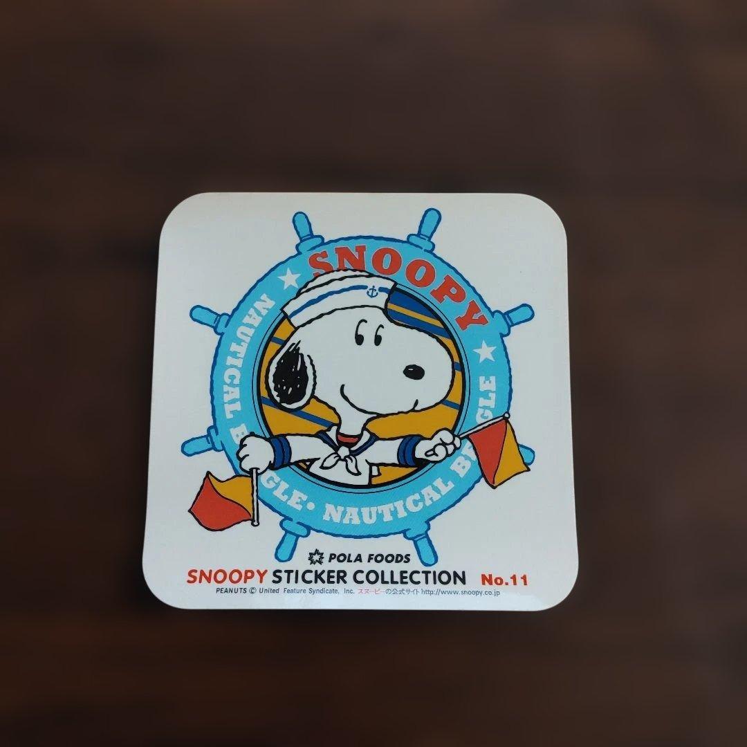 スヌーピー　POLA FOODS　ステッカー