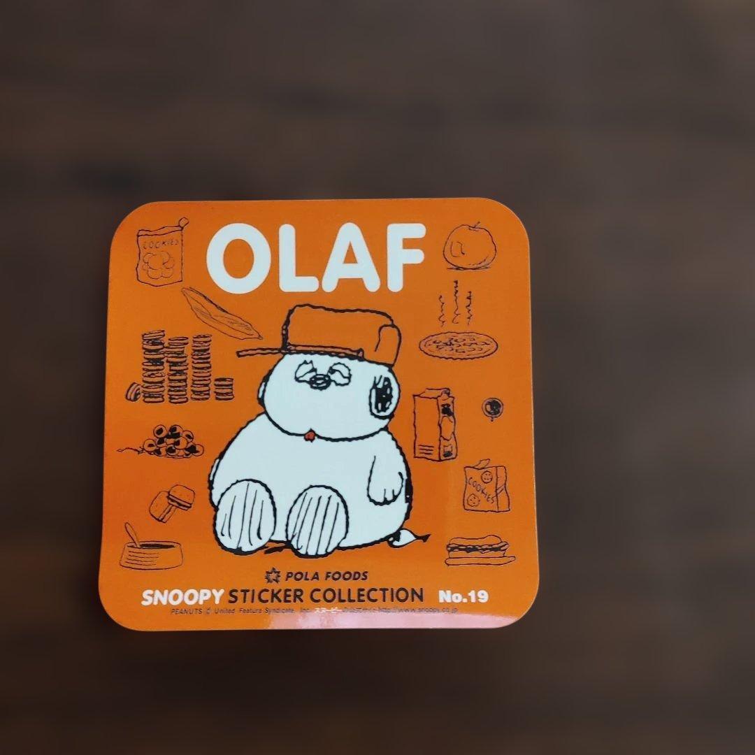 スヌーピー　POLA FOODS　ステッカー