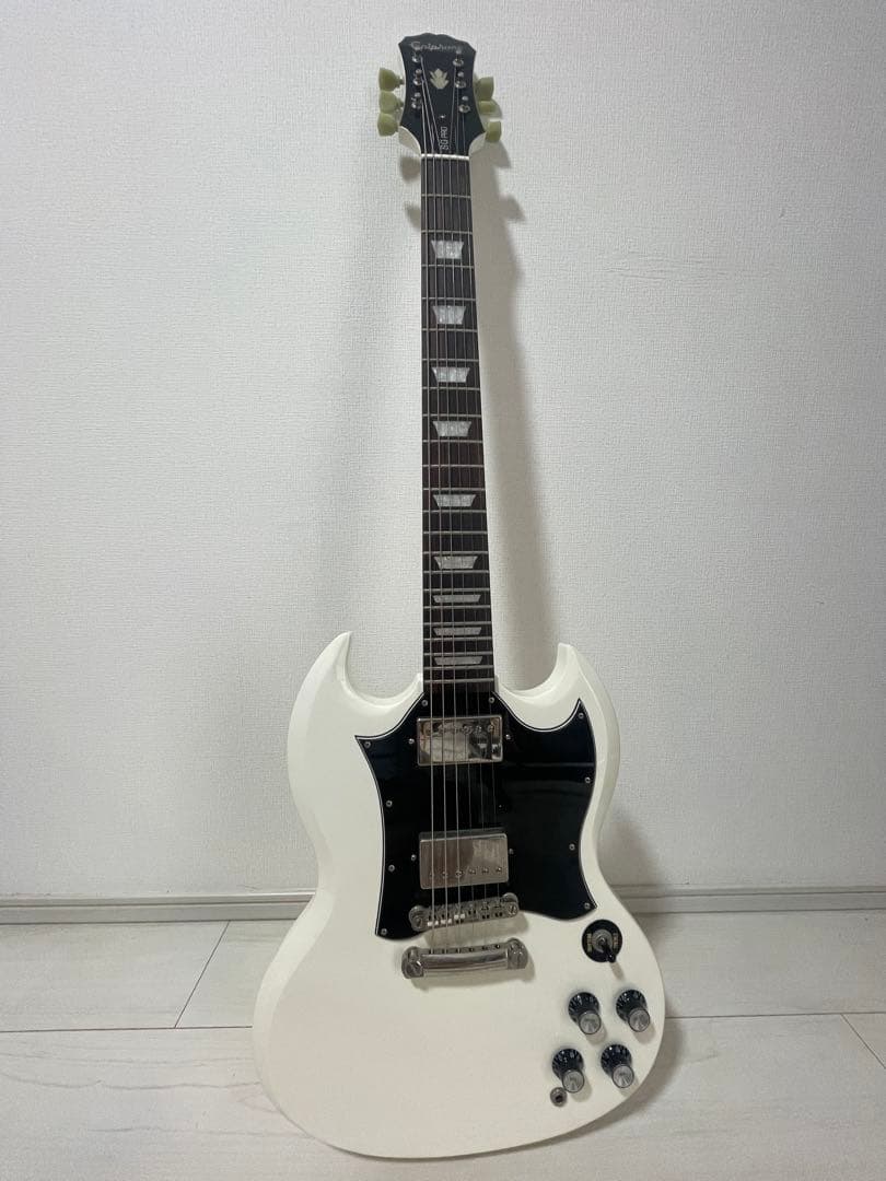 Epiphone SG PRO ホワイト 美品 エレキギター