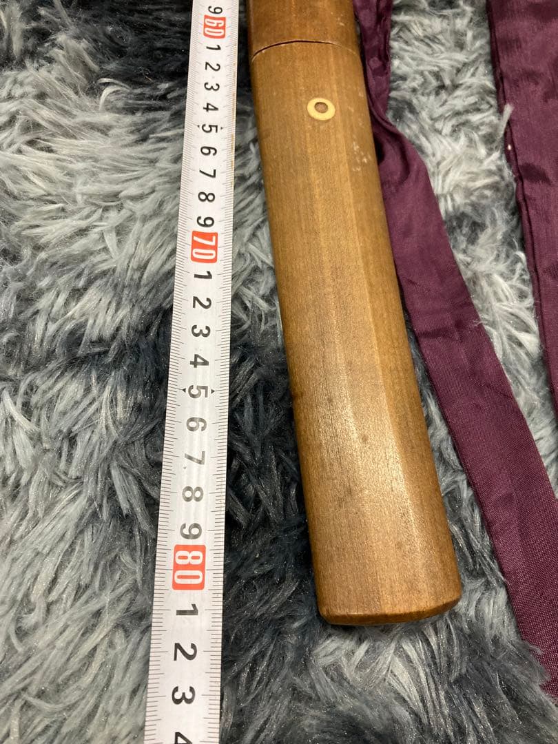 当時物 日本刀 永脇差 真剣 白鞘 刀剣 木刀 全長約80cm 古美術
