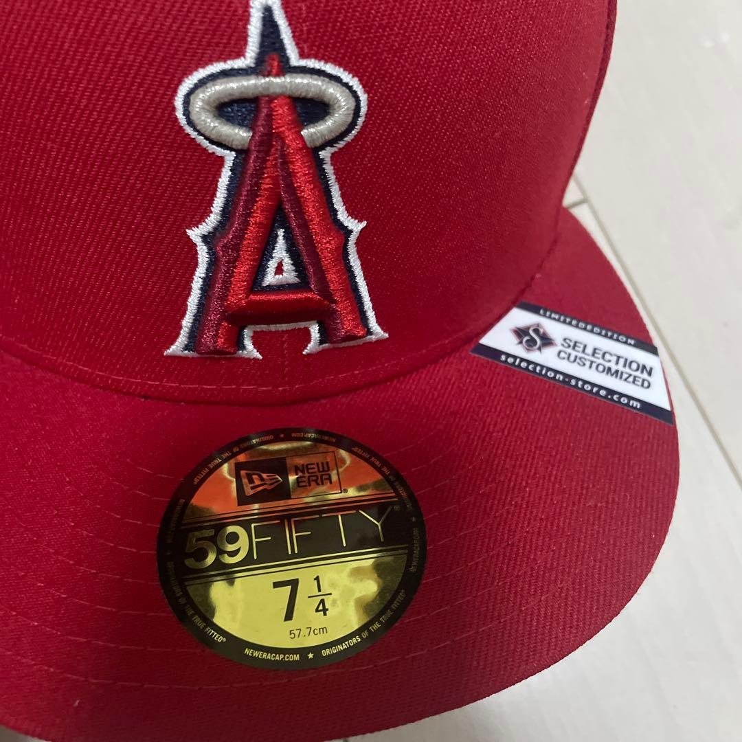 公式ショップ　大谷翔平　エンゼルス　サイン刺繍　ゴールド　キャップ　ニューエラ