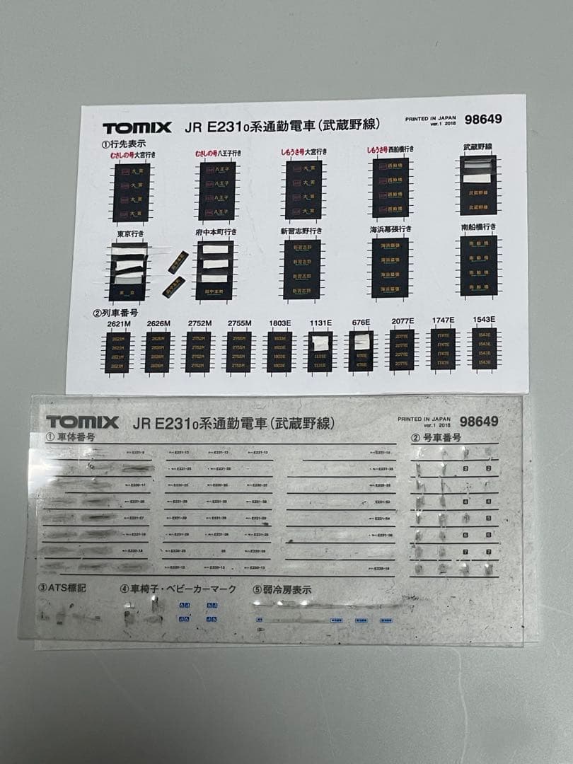 【TN化】TOMIX E231系0番台 武蔵野線 8両セット