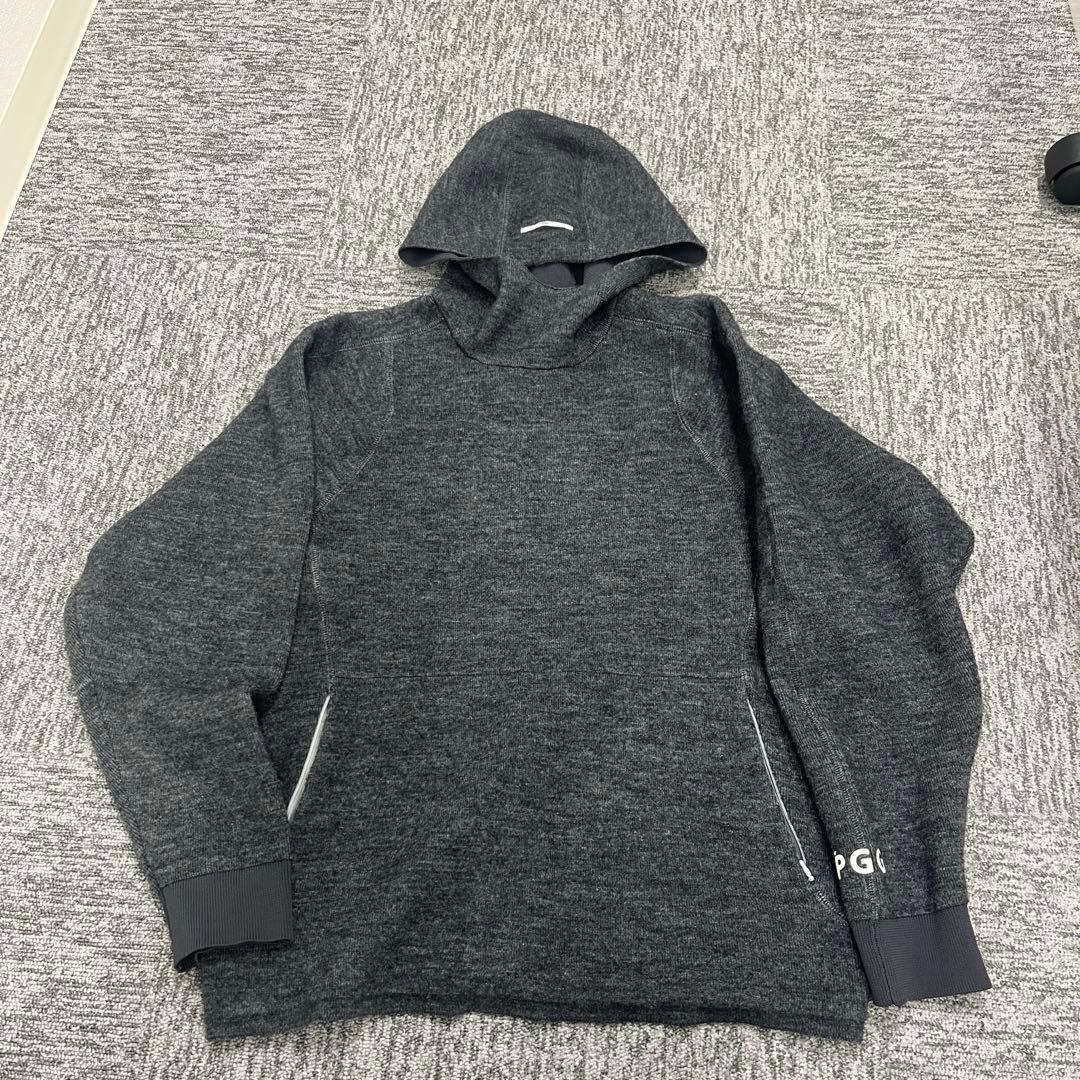 PGG パーリーゲイツ　ポリエステルヤーン フーディプルオーバー　パーカー