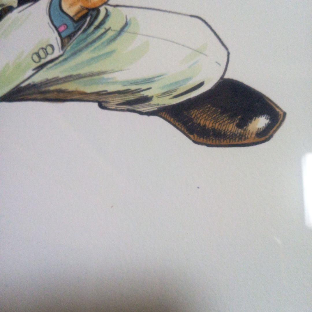 「ゴルゴ13特別複製原画/LANDING」直筆サイン入り