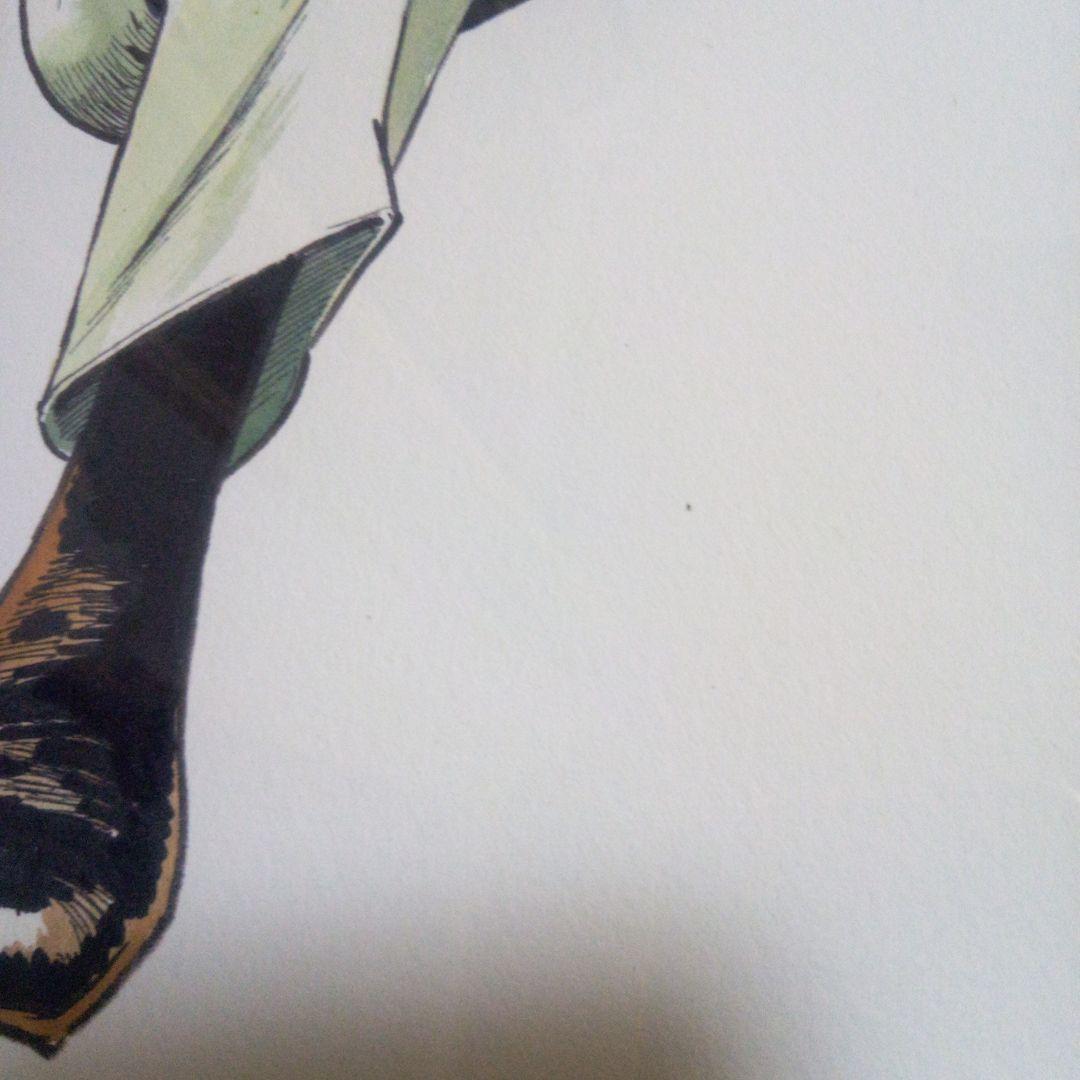 「ゴルゴ13特別複製原画/LANDING」直筆サイン入り