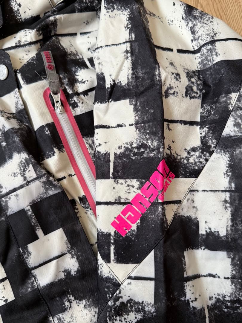 【美品】ハンソン スキー・スノーボード用ウェア上下セット グローブ付き