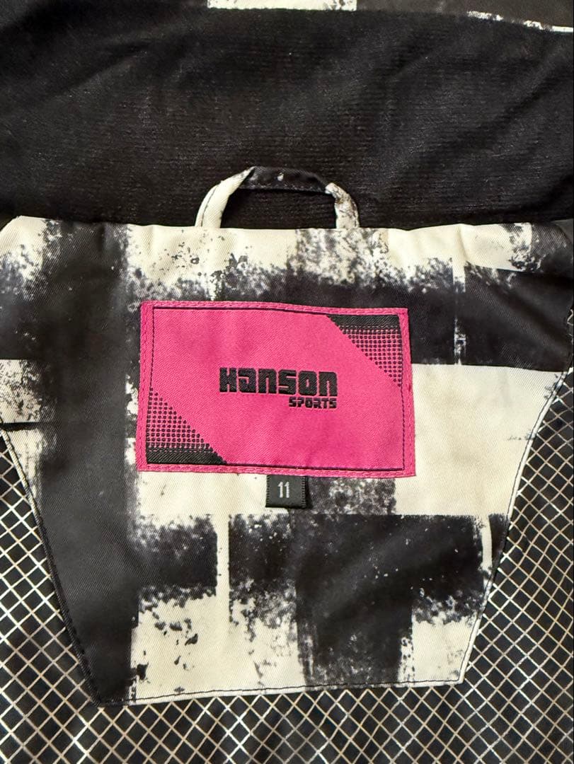 【美品】ハンソン スキー・スノーボード用ウェア上下セット グローブ付き