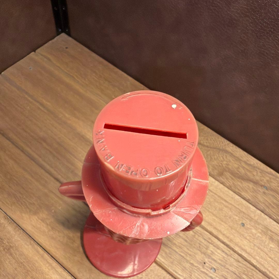 ミスターピーナッツ ビンテージバンク 貯金箱 アドバタイジングフィギュア赤