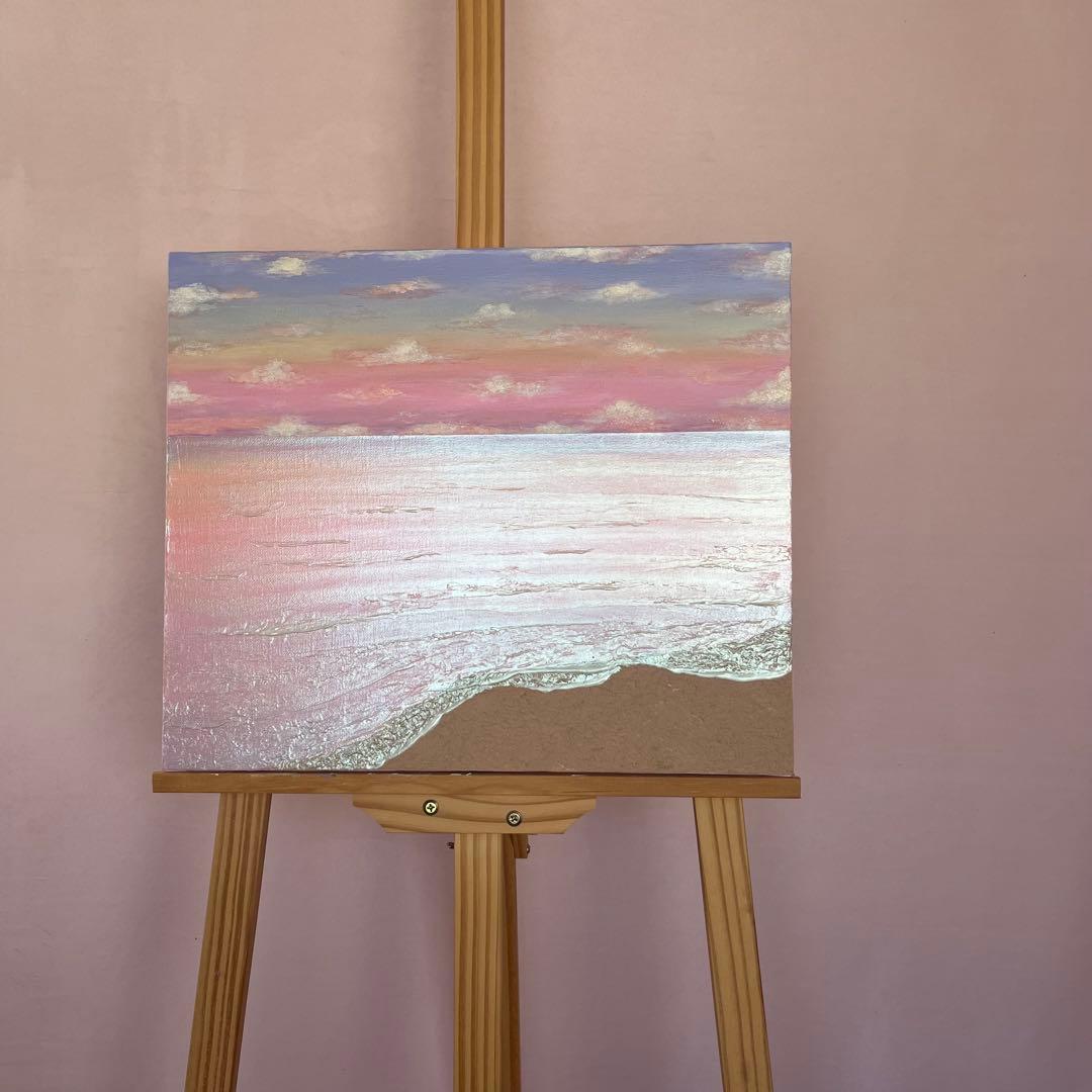 【kih様　リクエスト作品】海の風景 テクスチャーアート 海の絵 海 海アート