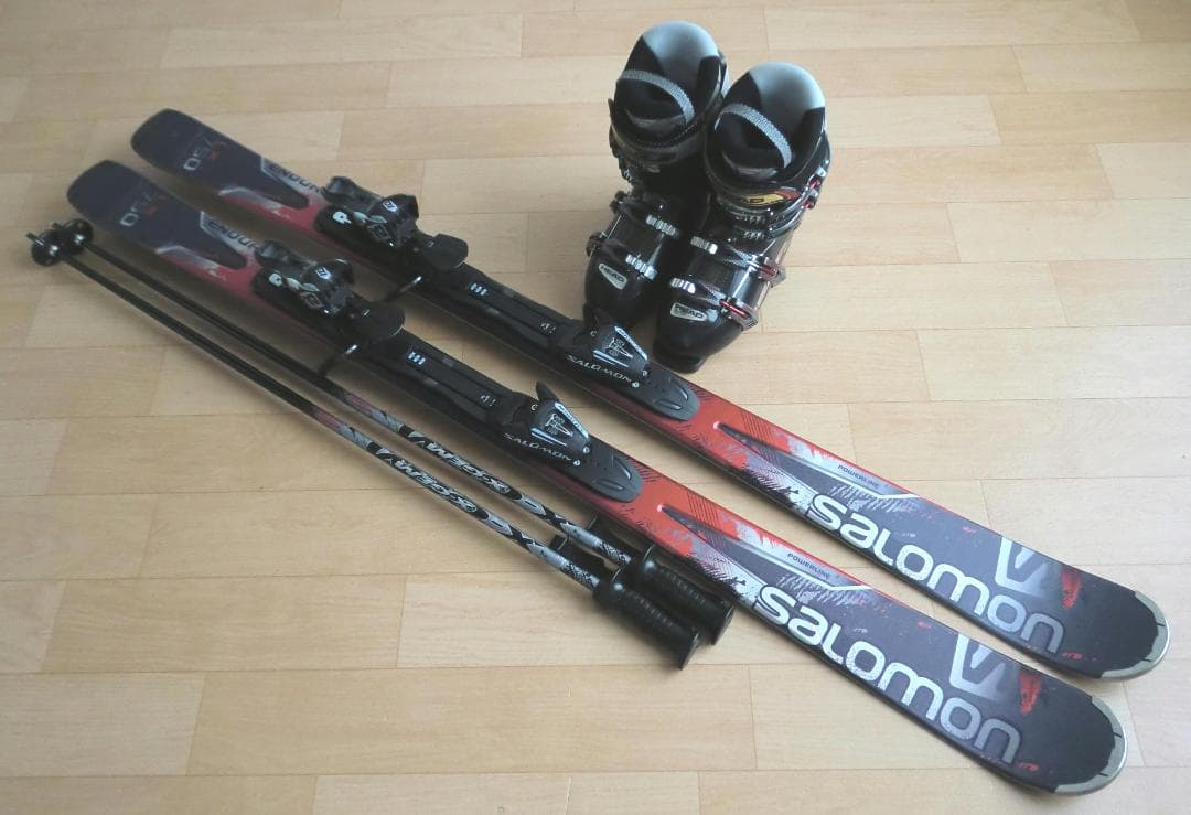 ■■送料無料■サロモン■メンズスキーフルセット■板152靴25■メンテ付■■