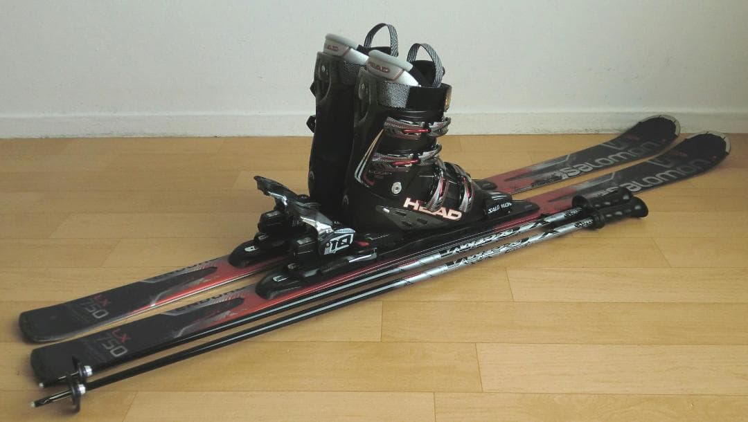 ■■送料無料■サロモン■メンズスキーフルセット■板152靴25■メンテ付■■