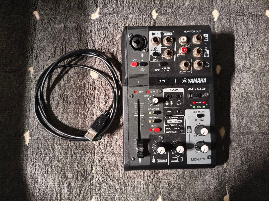 DTM・DAW YAMAHA AG03MK2