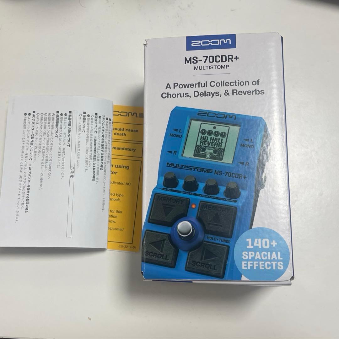 ZOOM MS-70CDR Plus マルチストンプペダル 70cdr+