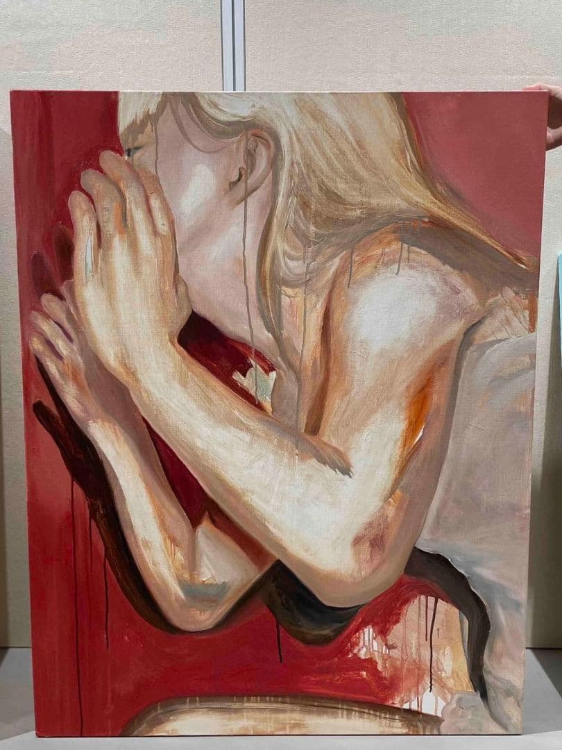 山中雪乃　アクリルキャンバス作品