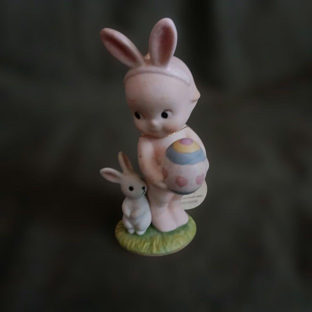 加藤工芸　子供の陶器フィギュア4体セット