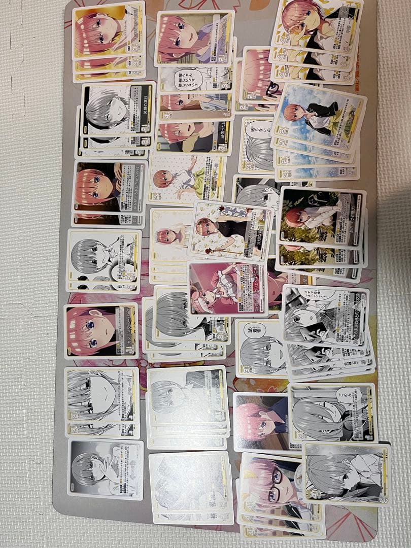 五等分の花嫁カードゲーム引退品まとめ売り　メイン中野一花 中野四葉サインカード