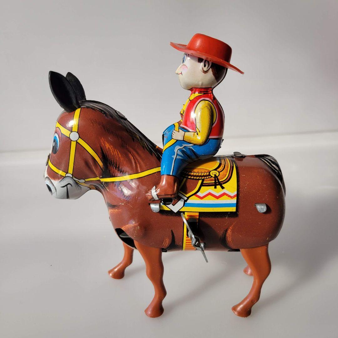 【日本製】　希少　1960年代　ブリキ　カウボーイ　ヴィンテージ