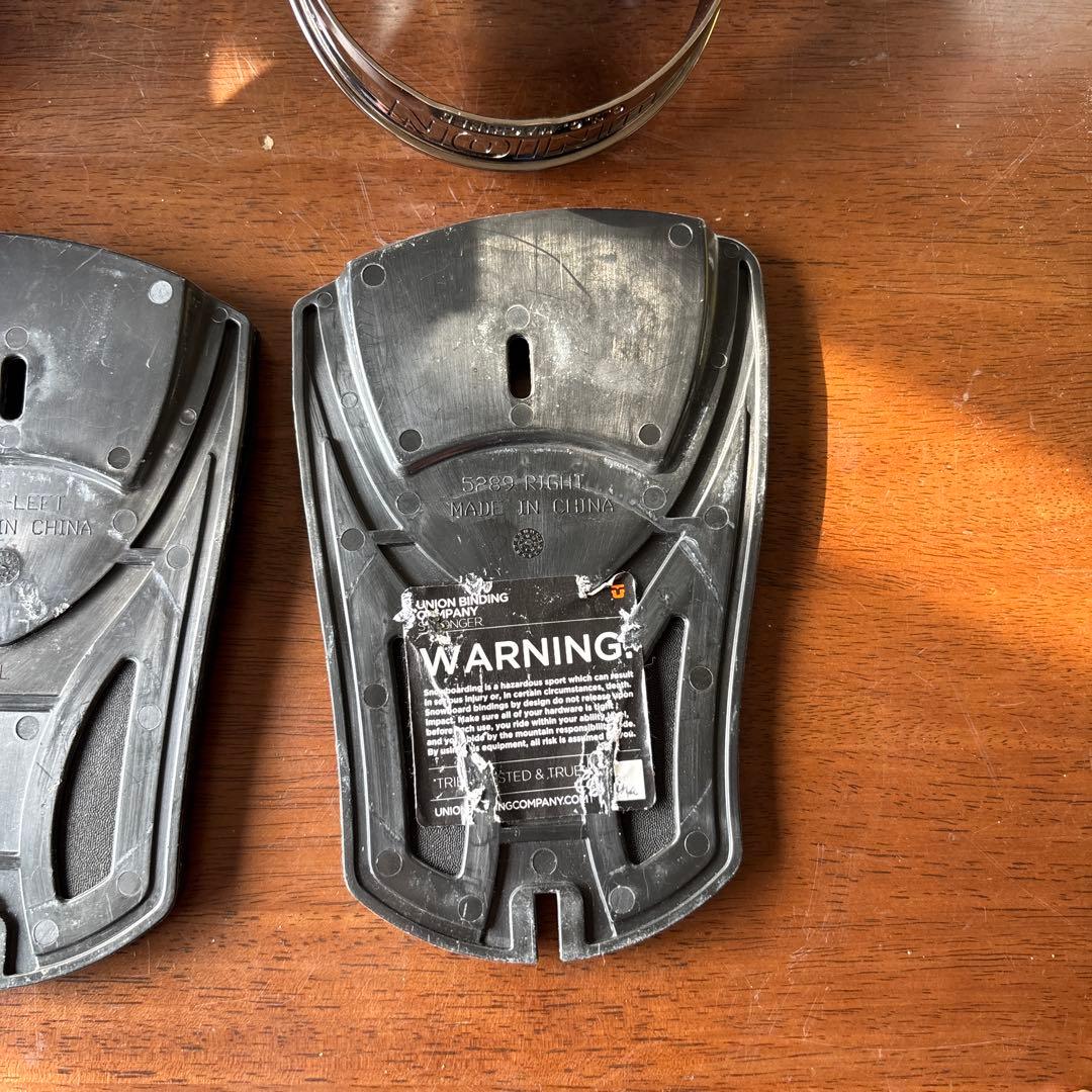 UNION スノーボードビンディング ブラウン