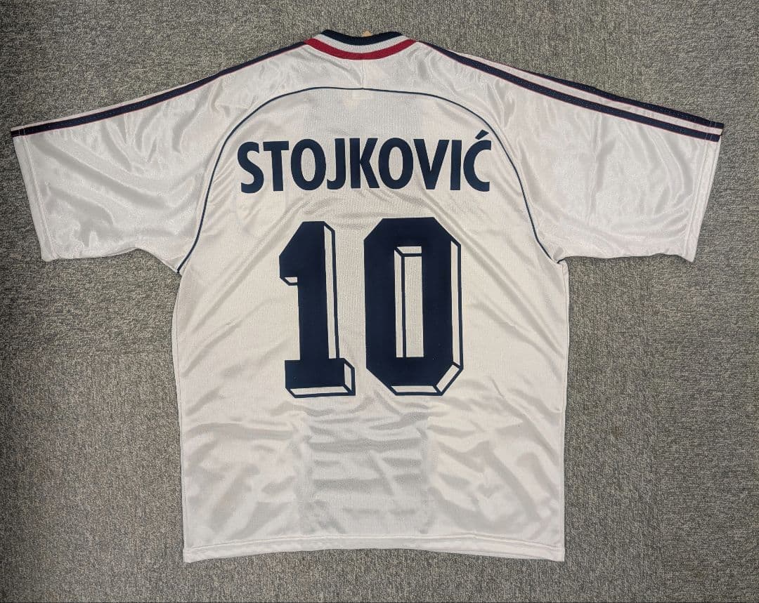 98 ユーゴスラビア代表 アウェイ 半袖 10 ストイコビッチ ユニフォーム新品