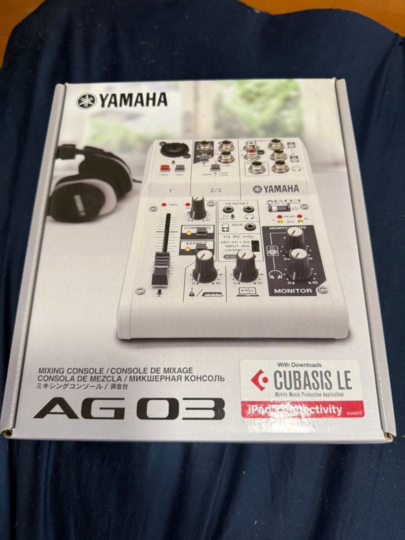 YAMAHA AG03 USBミキシングコンソール