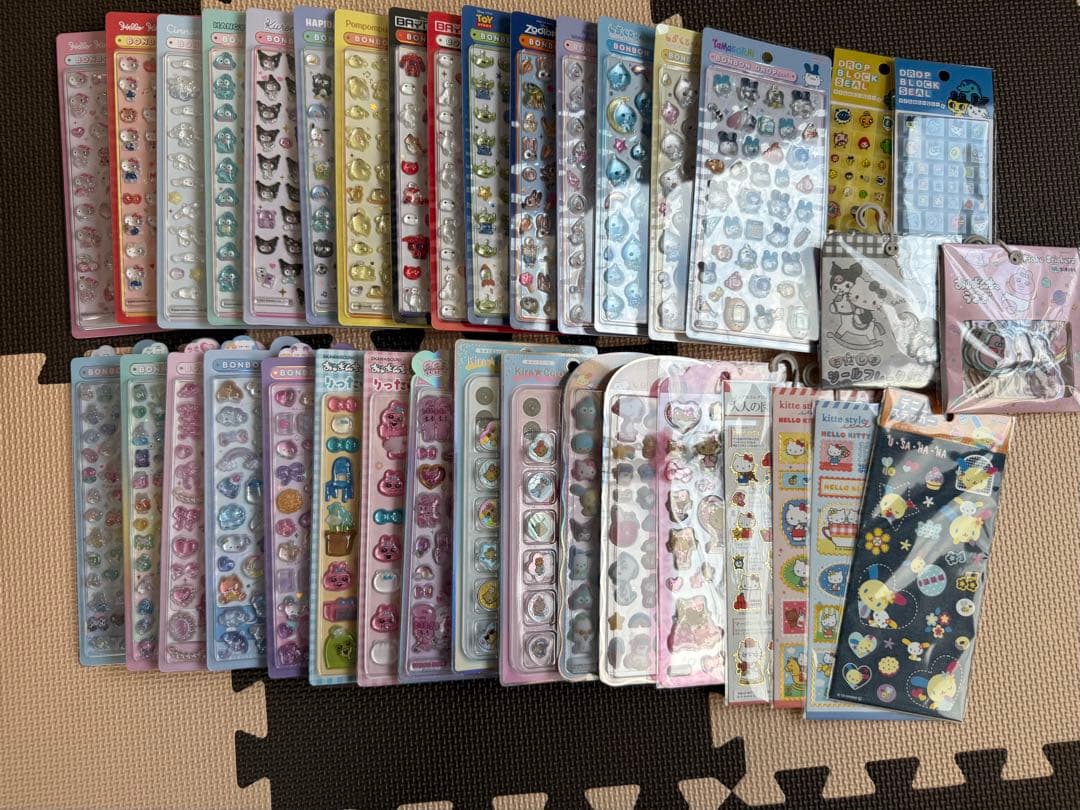 【正規品】ボンボンドロップシール まとめ売り サンリオ ディズニー オリジナル