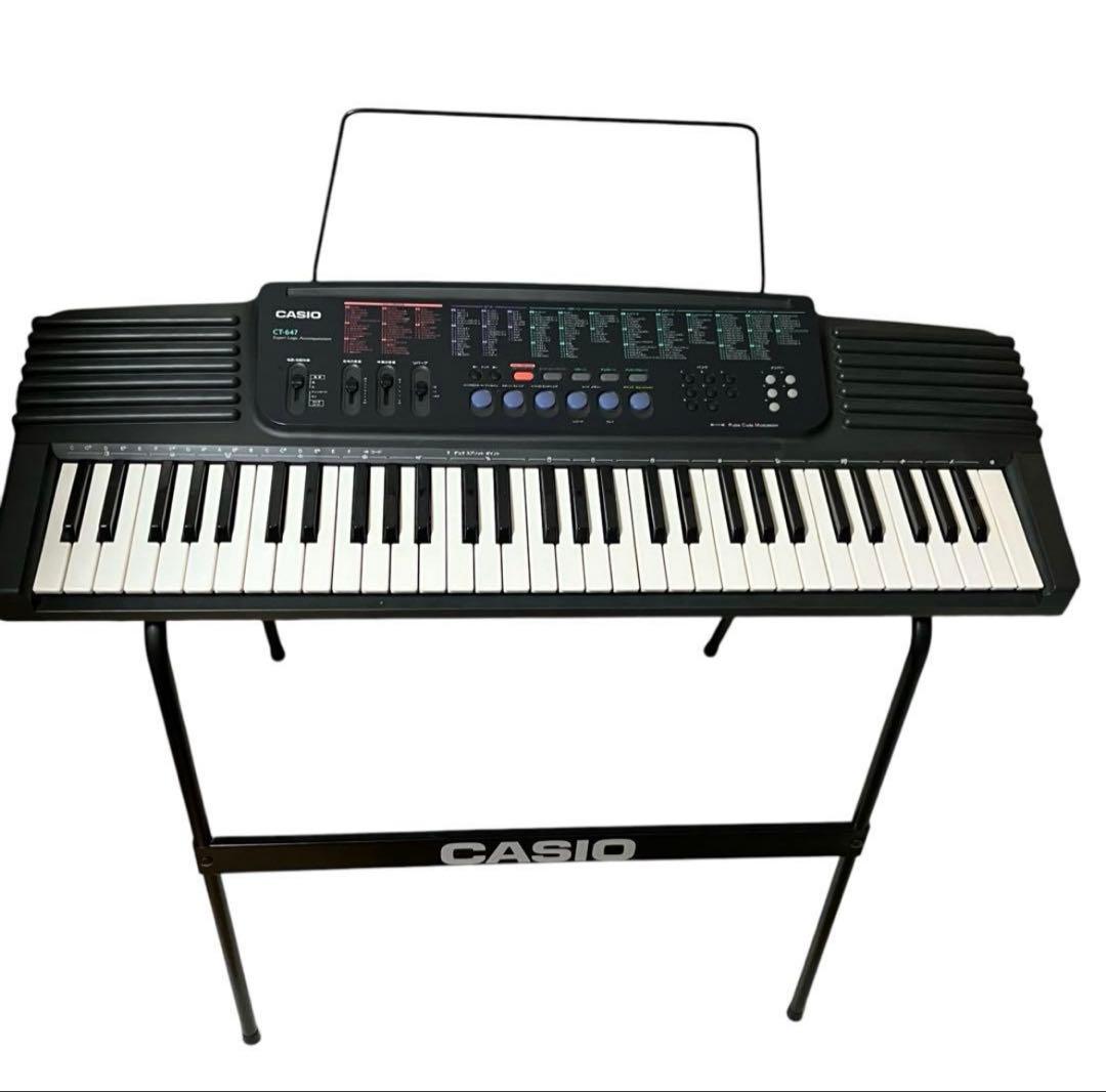 CASIO カシオ 電子キーボード 61鍵盤 電子ピアノ　CT-647