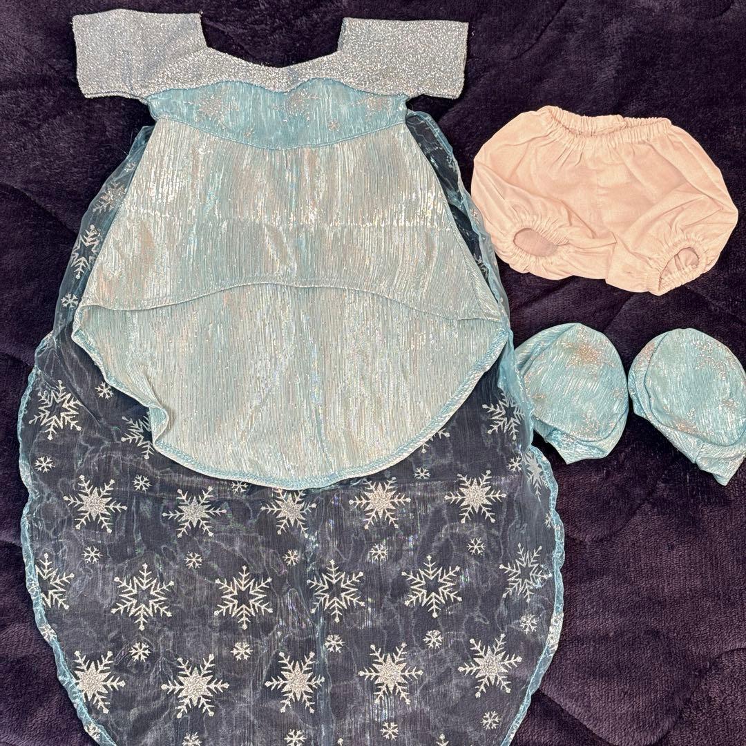 ビルドアベア　ダッフィー　コスチューム　エルサ　アナと雪の女王　ユニベア　グッズ