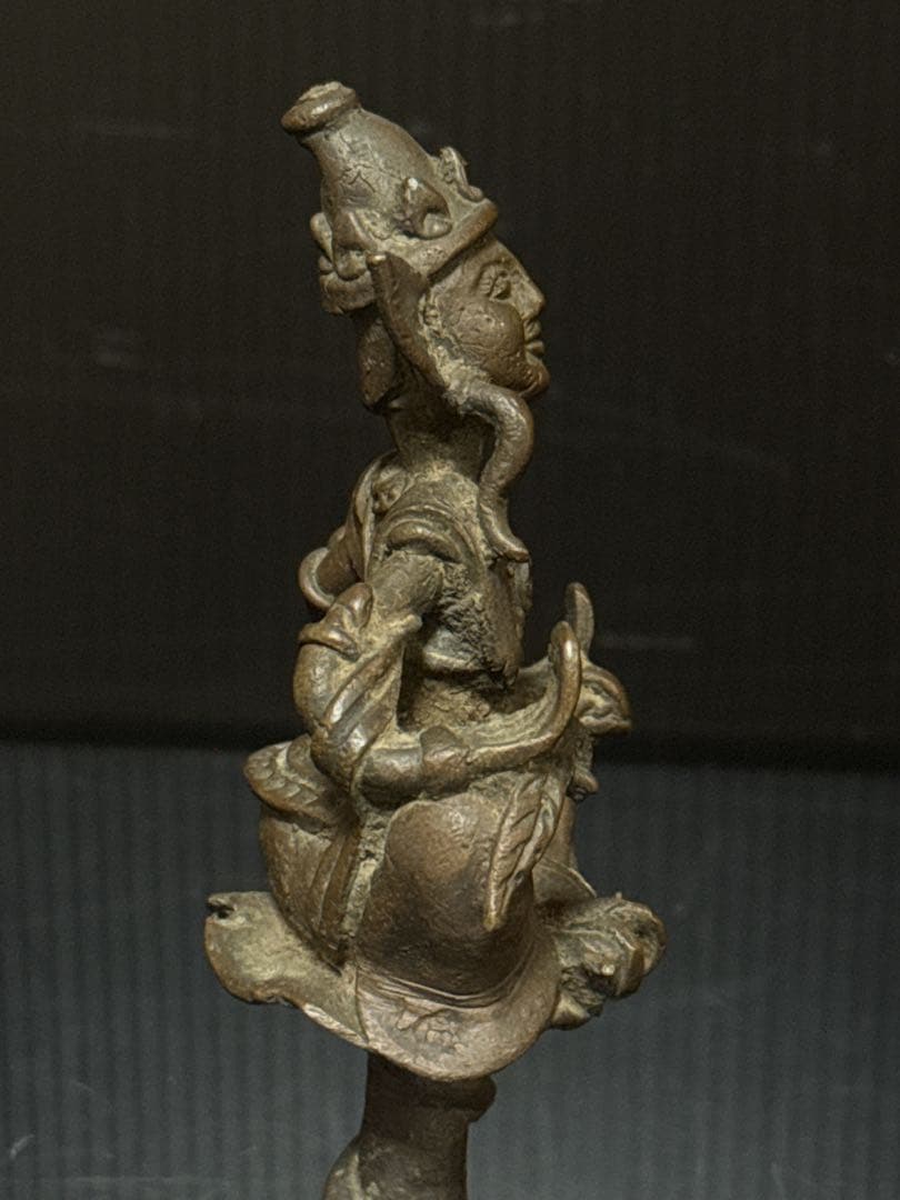 時代 古作 仏教美術 古銅 銅製 小乗仏教 菩薩 梵天像 仏像