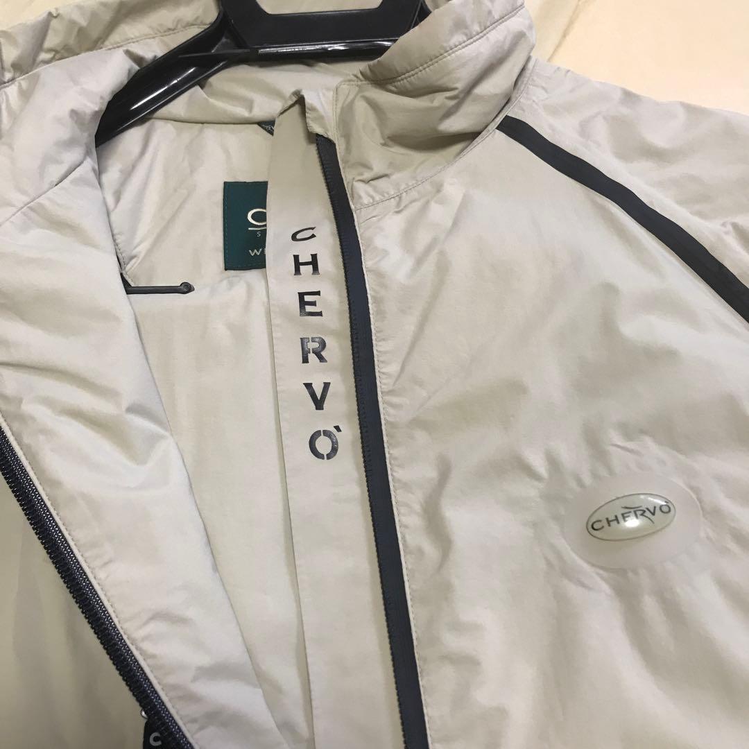CHERVO ゴルフウエア　ベージュ　L 上下　セットアップ　防風　防水