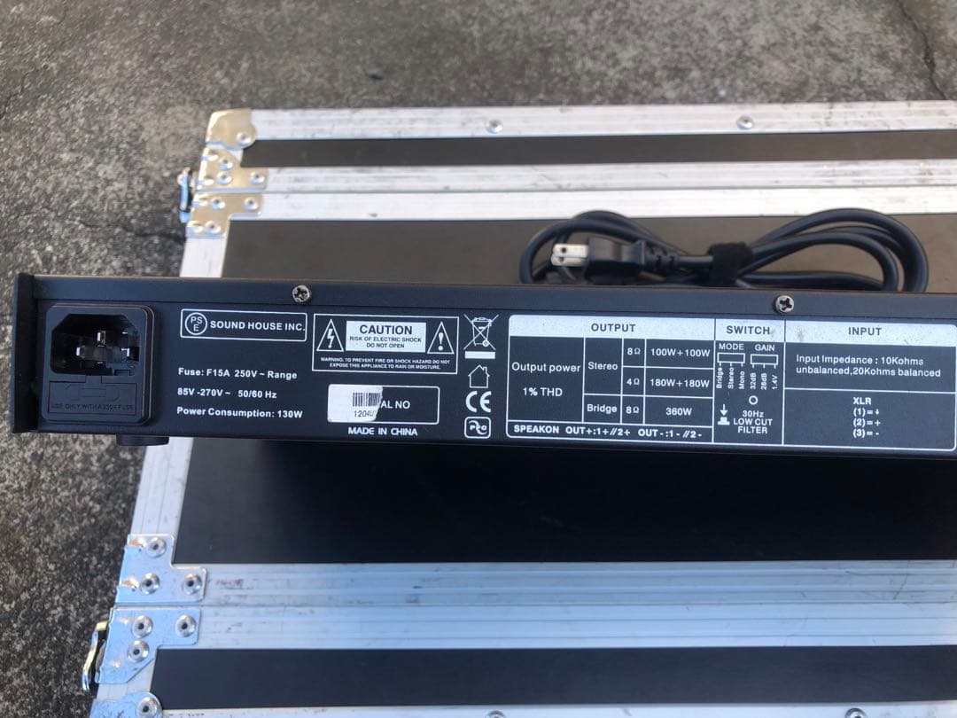 パワーアンプ　DCP400 クラシックプロ