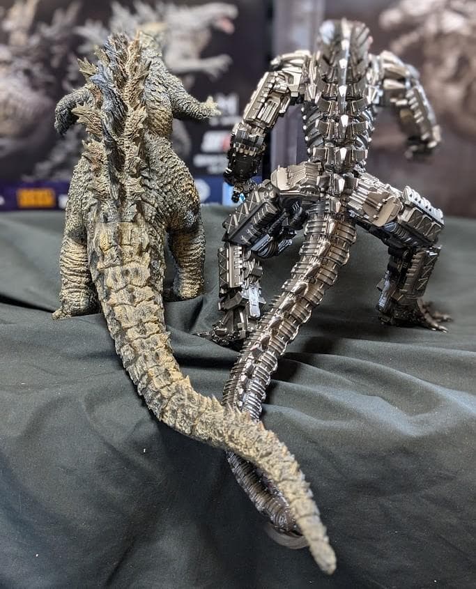 一番くじゴジラ＆メカゴジラ（バンプレスト）モンスターバース版 ソフビ２体セット