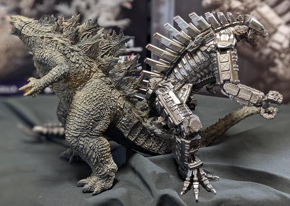 一番くじゴジラ＆メカゴジラ（バンプレスト）モンスターバース版 ソフビ２体セット