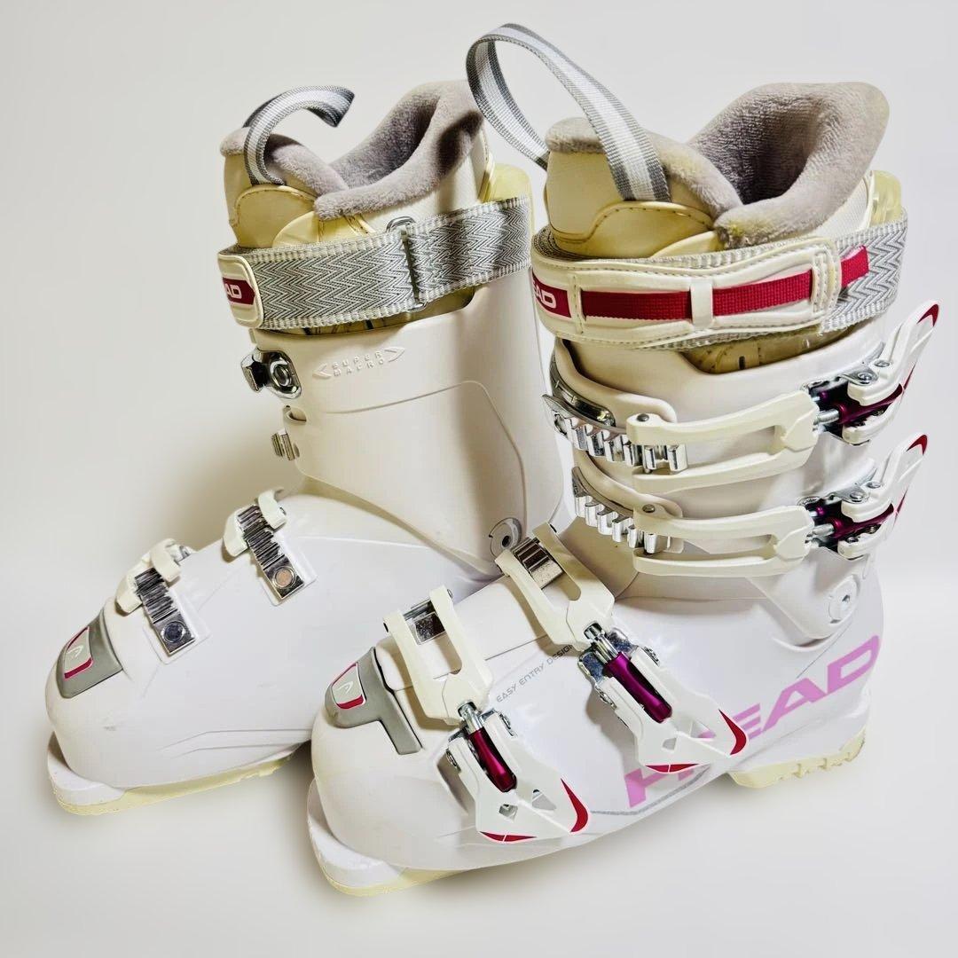 24-24.5cm HEAD Next Edge 65 Wスキーブーツ白色