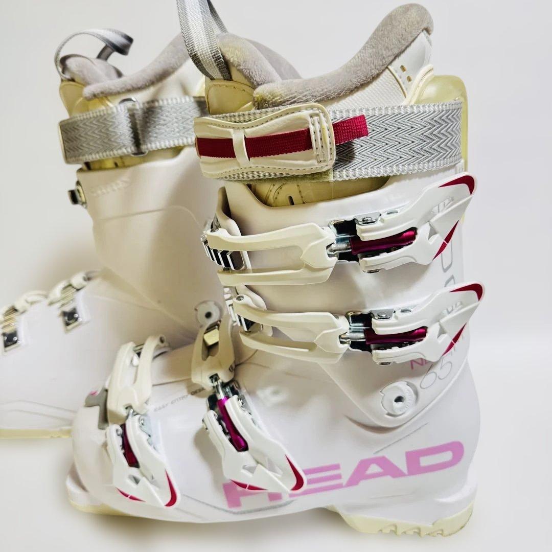 24-24.5cm HEAD Next Edge 65 Wスキーブーツ白色