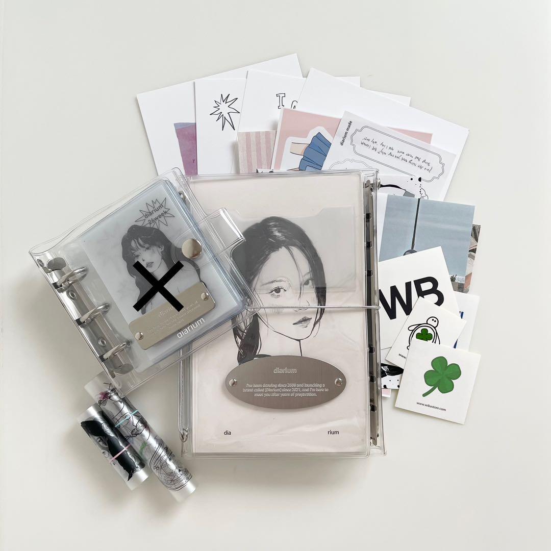 早い者勝ち　韓国　バインダー　貯金　diarium セット　A A6 リフィル