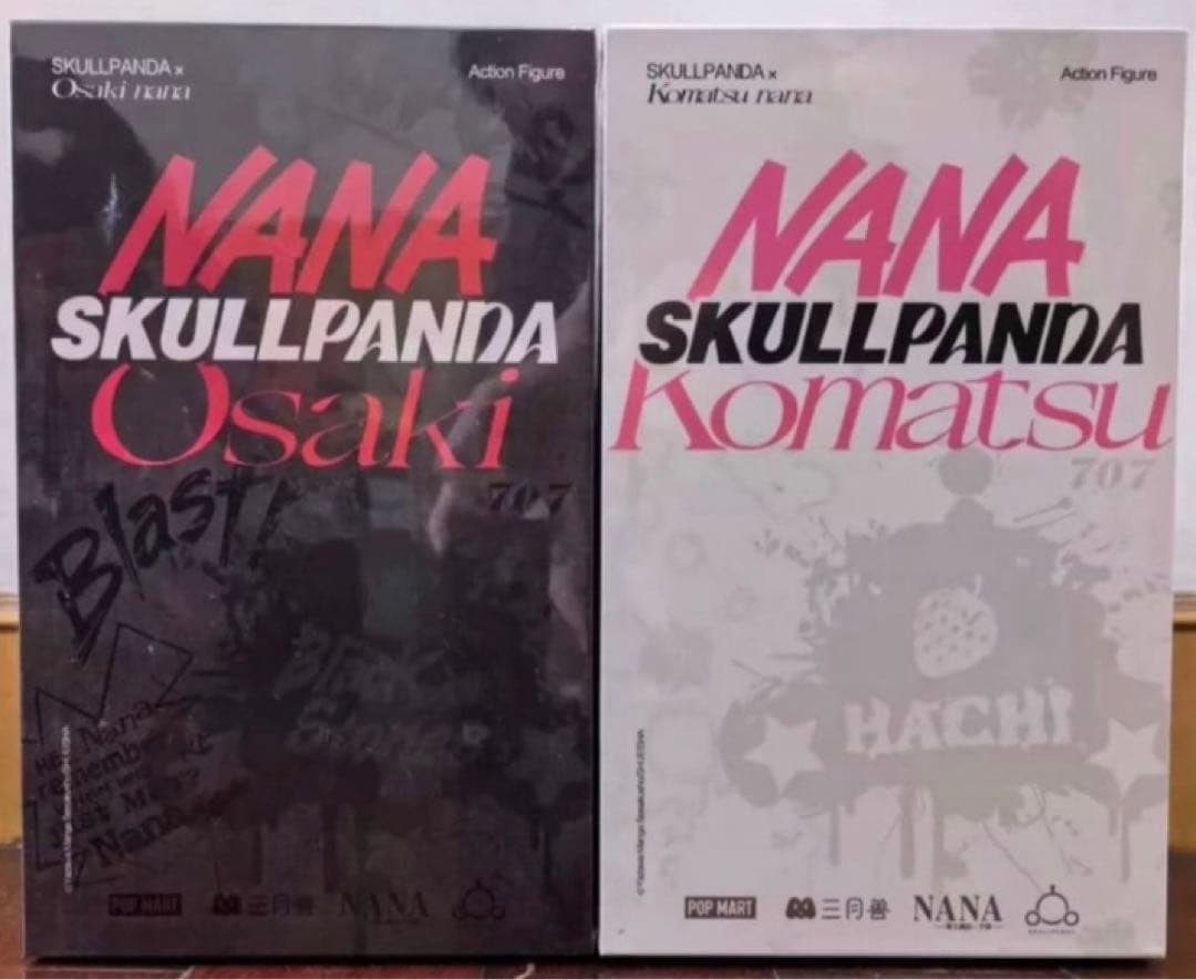 POP MART SKULLPANDA NANA 大崎ナナ小松奈々可動ぬいぐるみ