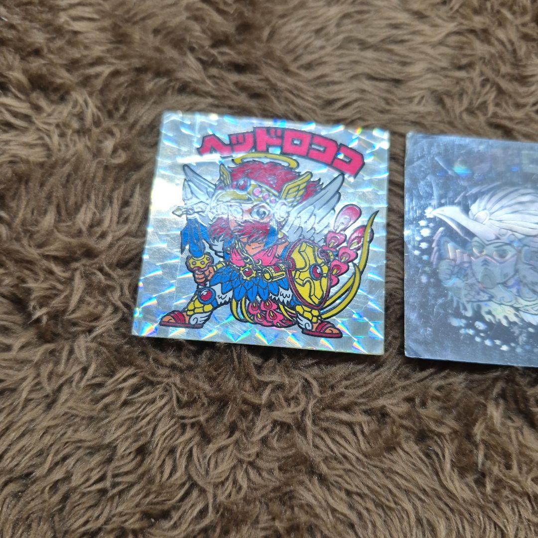 旧ビックリマンシール　第９弾ヘッド　ヘッドロココ　正扇　ホロ