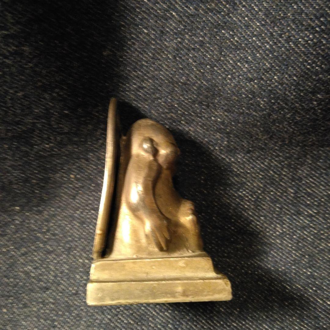 古い　ビリケンさん　置物　戦前　骨董　アンティーク　縁起物　開運