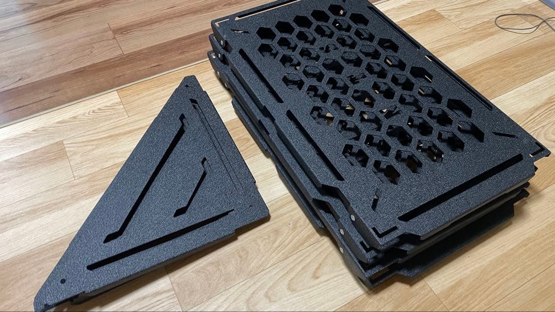 タートルラック×4 と コーナージョイント×4 ネイチャートーンズ