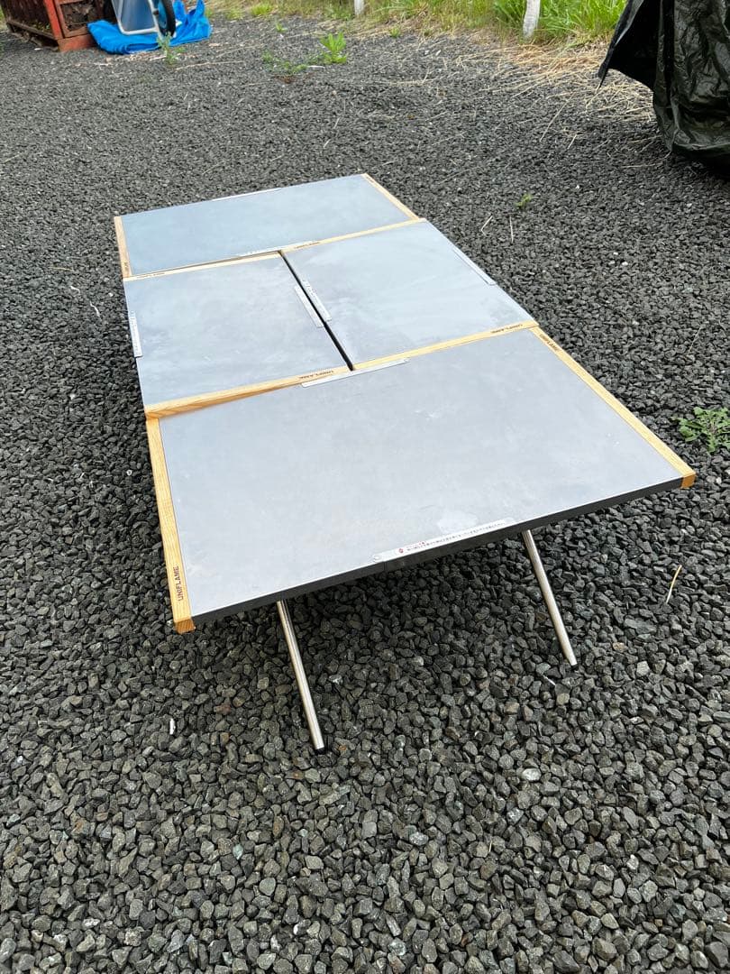 廃盤☆UNIFLAME 焚き火テーブル　ラージ　フルセット