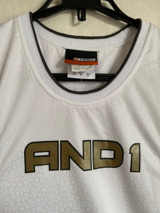 AND1 白 グレー バスケ タンクトップ