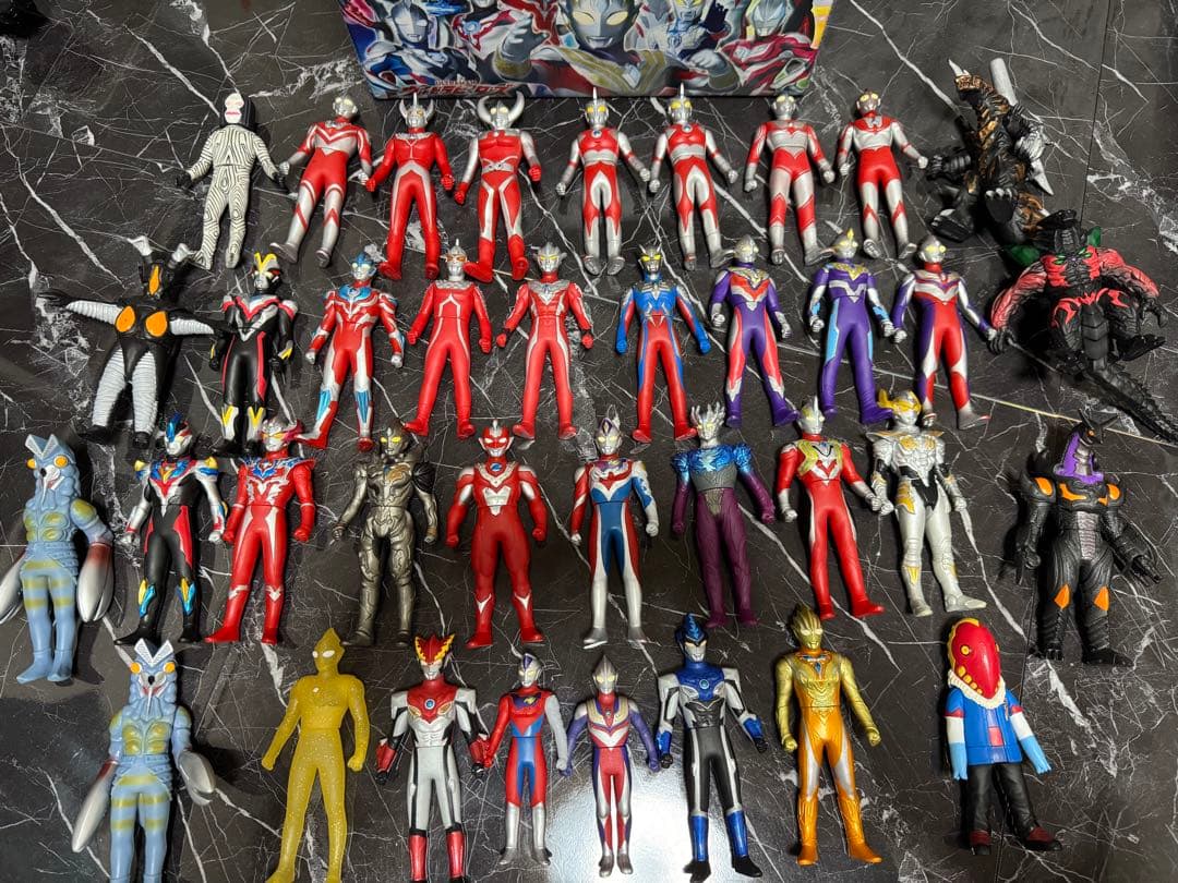 断捨離!!写真5枚分全部セット★ウルトラマン ソフビ まとめ売り