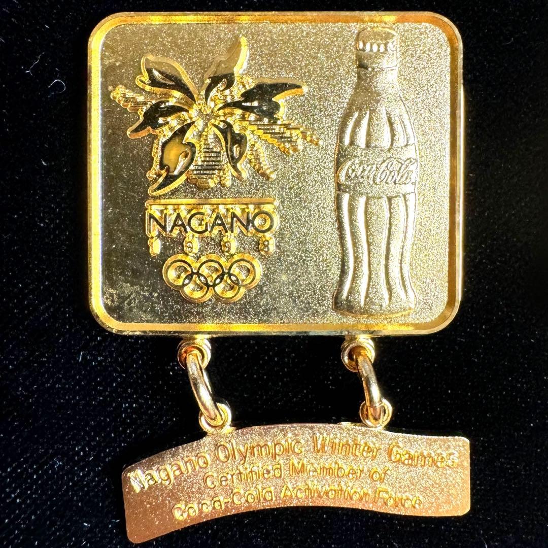 【超希少未使用品】コカコーラ 1998年長野オリンピック 限定ピンバッジセット