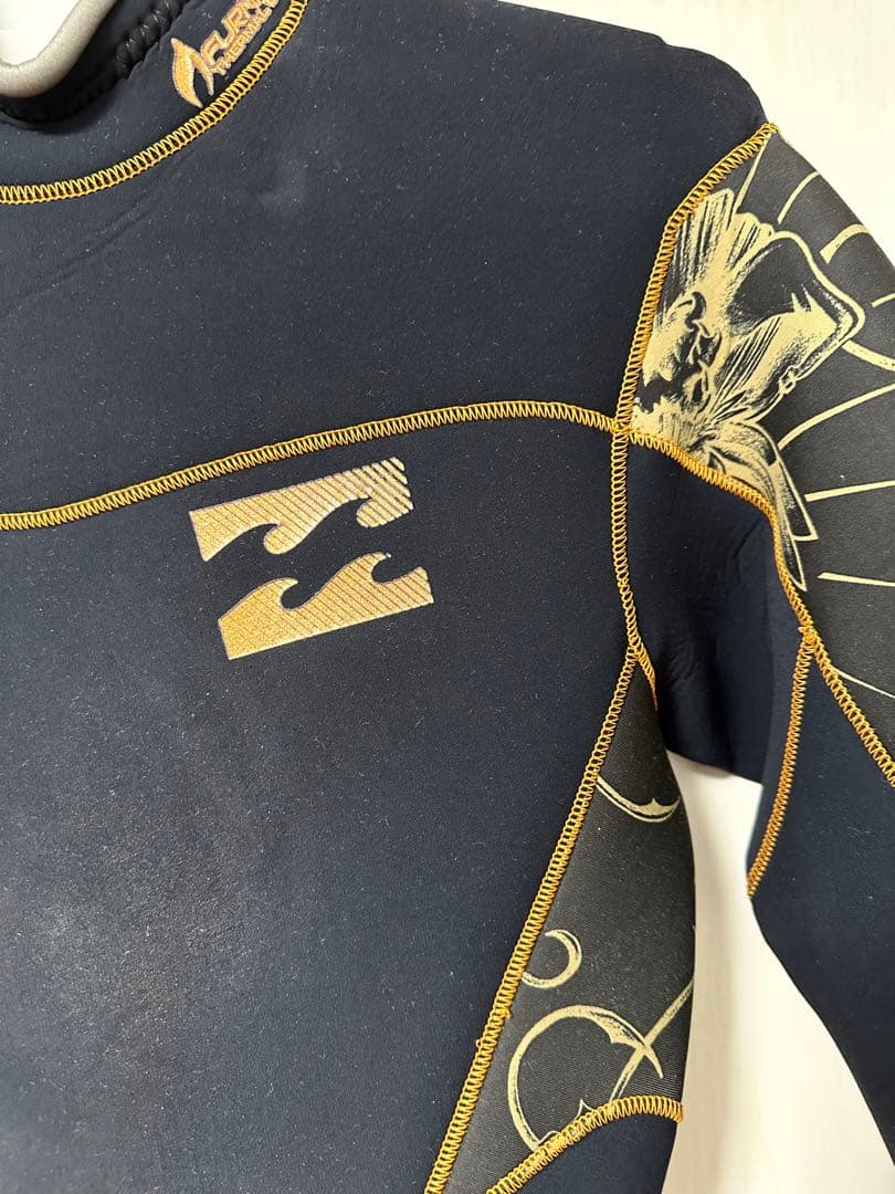 Billabong ビラボン　ウェットスーツ　ブラックゴールド