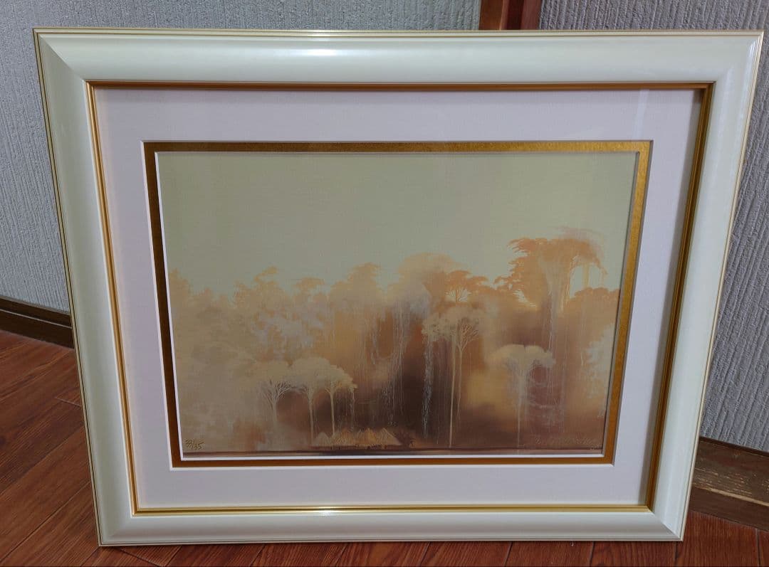 ミッシェル・バテュ 「神秘の出来事」絵画 リトグラフ 版画 ジクレ