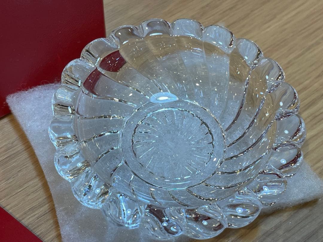 B7118 【バカラ】ボリュート アッシュトレイ 小物入れ