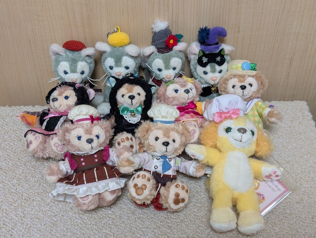 ダッフィーフレンズ ぬいぐるみバッヂ キーホルダー 11体セット