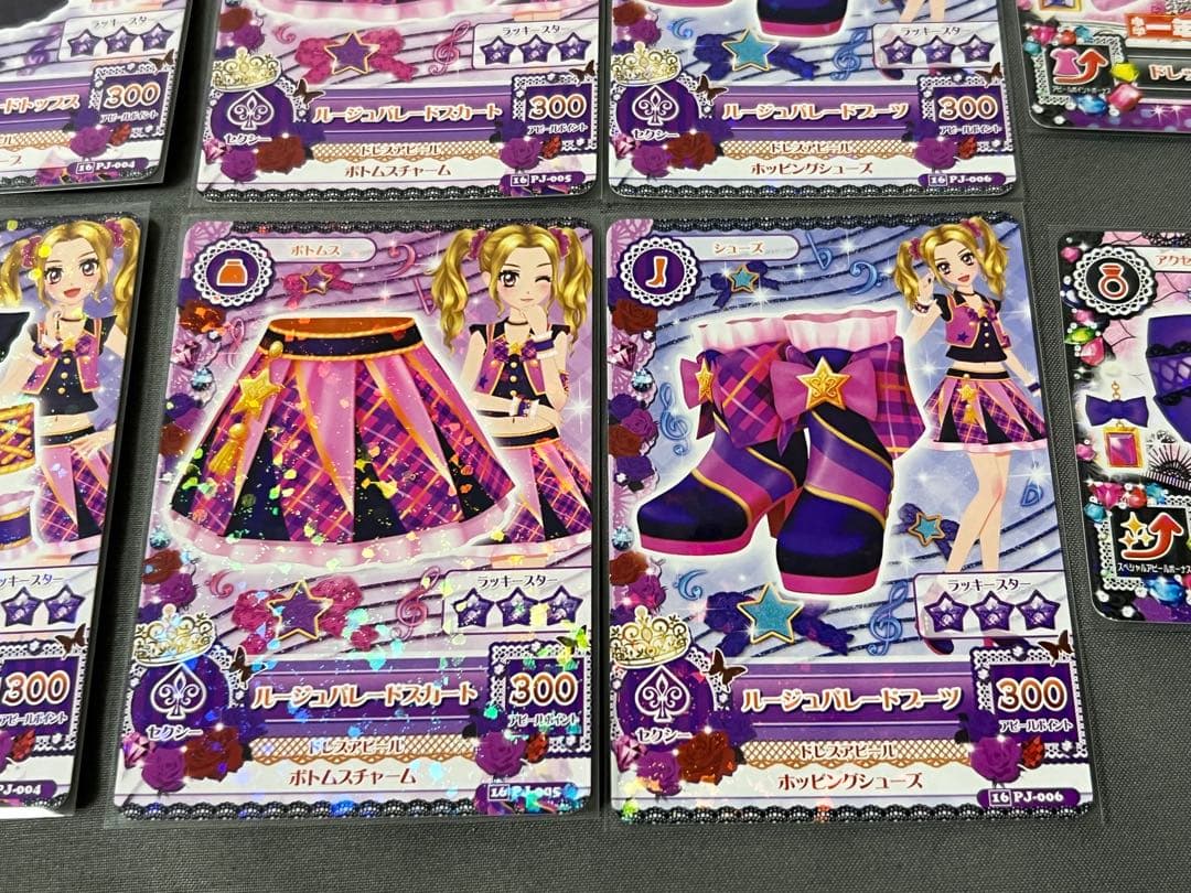 アイカツ ドレッシーグラスリボン レースパープルリボン ルージュパレード台湾版