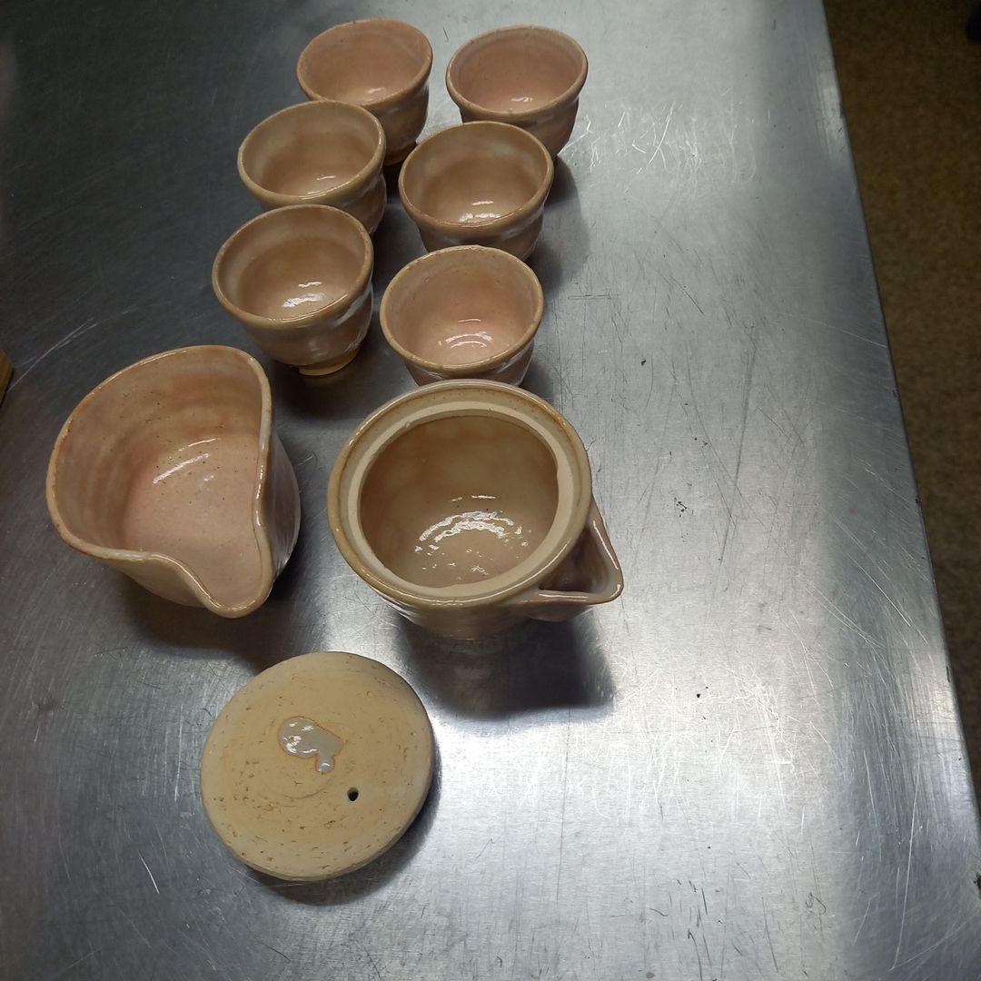 萩焼 十一世 坂高麗左衛門 造 萩茶器 十一代 共箱 新品　未使用